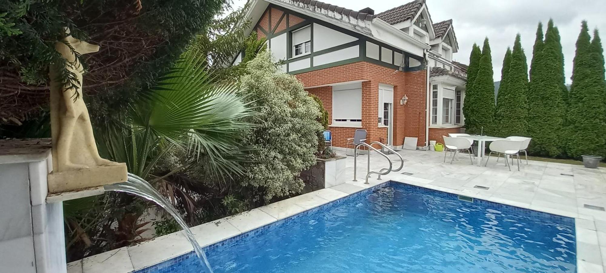 Chalet Con Piscina, Sauna Y Jacuzzi Cerca Del Mar A Media Hora De Bilbao Y Santander El Puente  Екстериор снимка